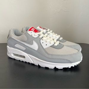 NEW Nike Air Max 90 Light Smoke Grey Gray